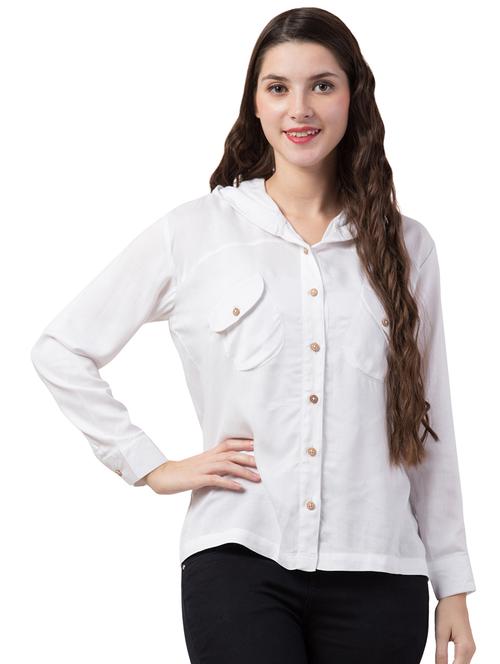 pocket flap hooded top - 16802263 - Very Small Image - 1