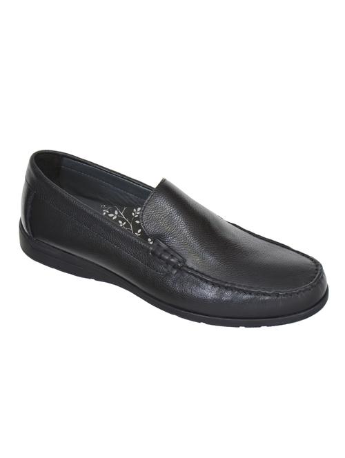 black leather slip on loafers - 16803662 - Very Small Image - 1