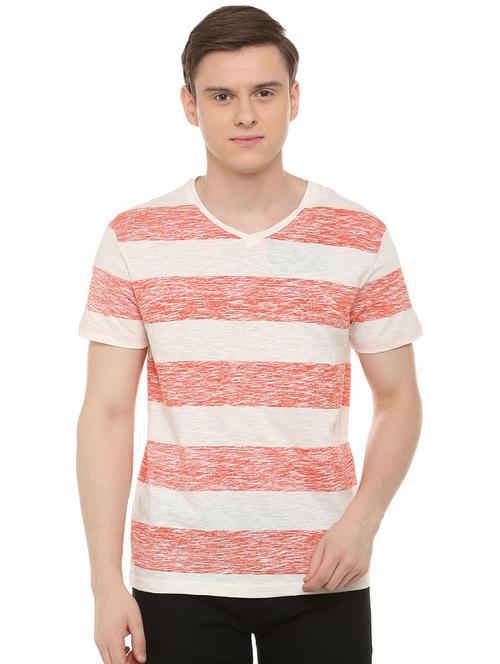 orange striped t-shirt - 16804174 - Very Small Image - 1