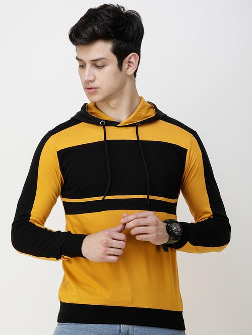 yellow color block t-shirt - 16805980 - Very Small Image - 1