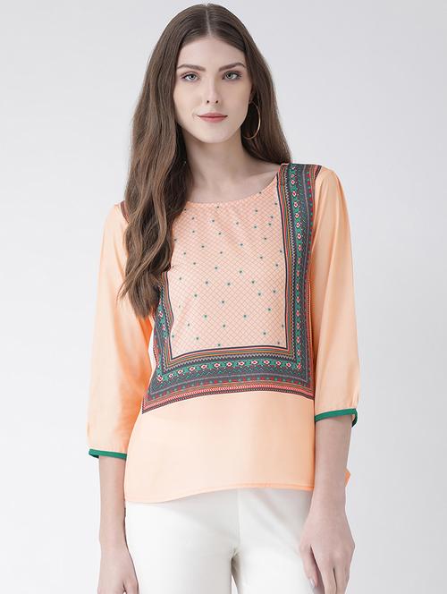 printed high-low kurti - 16806216 - Very Small Image - 1