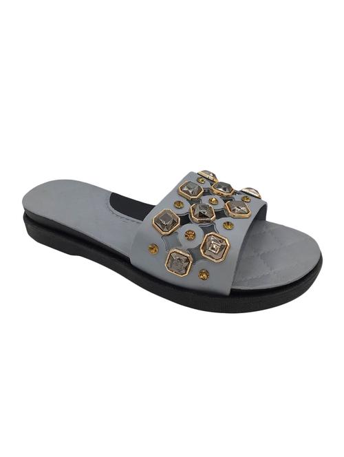 grey slip on sandals - 16806349 - Very Small Image - 1
