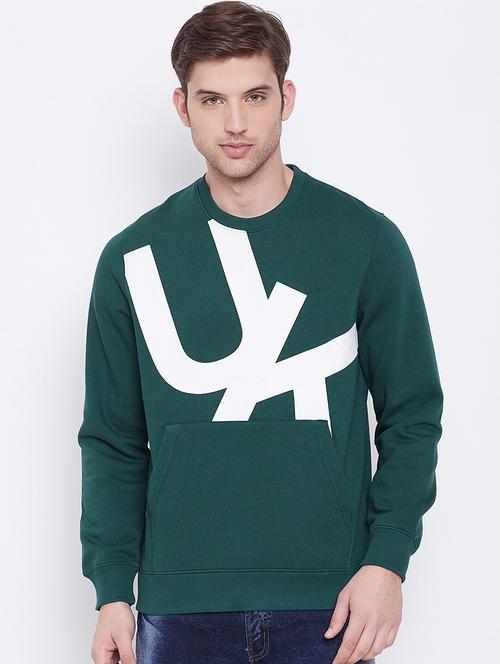 green chest printed sweatshirt - 16807425 - Very Small Image - 1