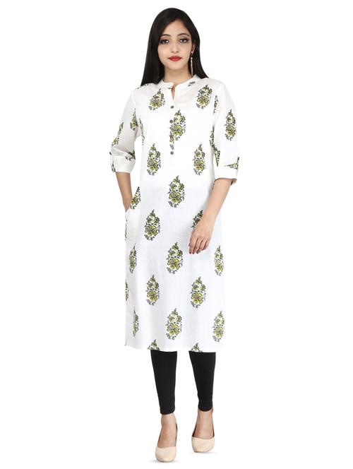 floral straight kurta - 16807602 - Very Small Image - 1