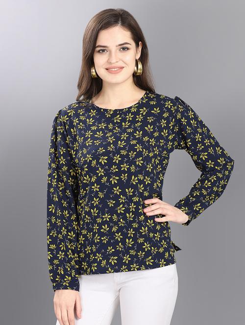 long sleeved floral top - 16807621 - Very Small Image - 1