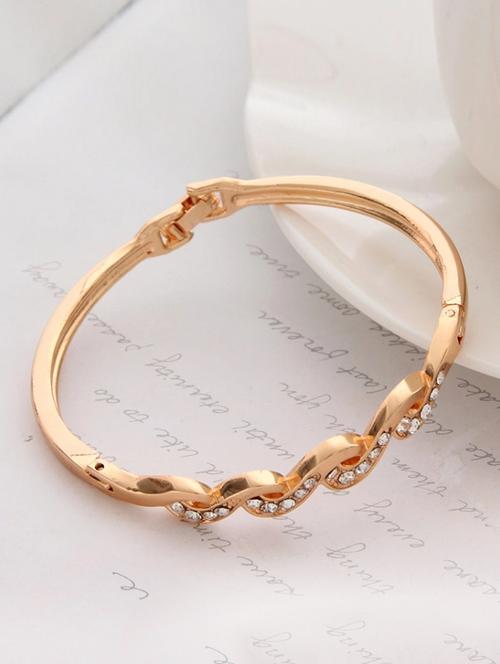 gold plated bangle bracelet - 16808018 - Very Small Image - 1