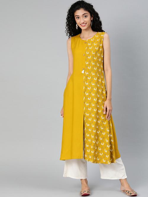 conversational kurta palazzo set - 16808532 - Very Small Image - 1