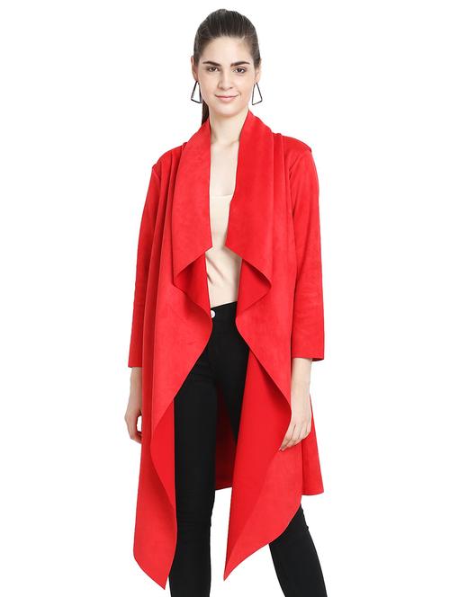 long sleeves asymmetric coat - 16808987 - Very Small Image - 1