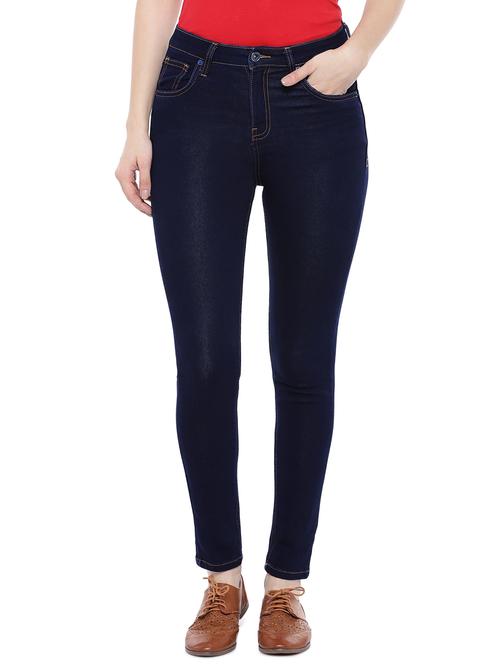 high rise ankle length jeans - 16809550 - Very Small Image - 1