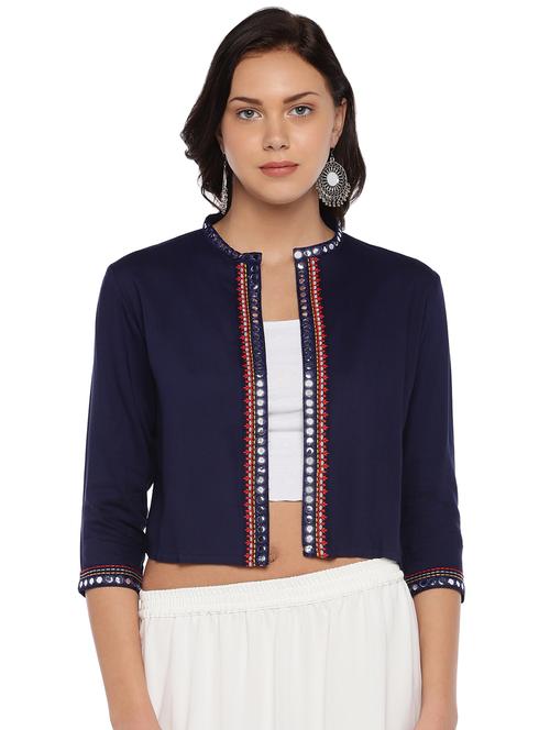 mirror work solid regular shrug - 16809566 - Very Small Image - 1