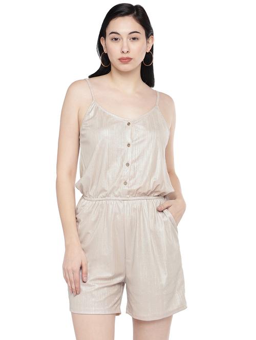 cami neck striped romper - 16809580 - Very Small Image - 1