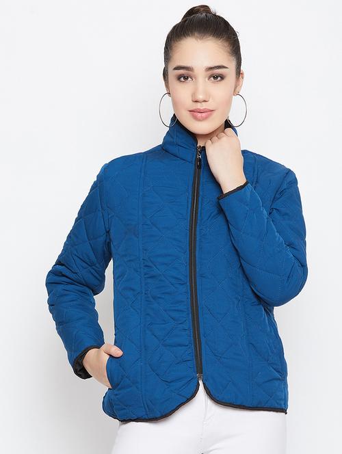 turtle neck quilted jacket - 16810450 - Very Small Image - 1