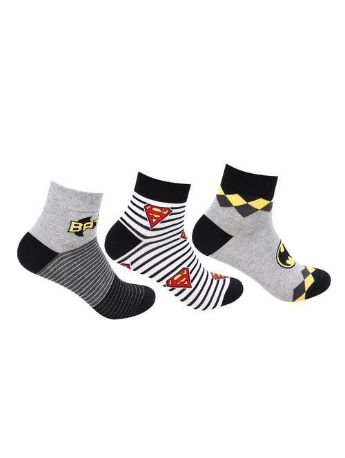 men pack of 3 printed above ankle length socks - 16811320 - Very Small Image - 1