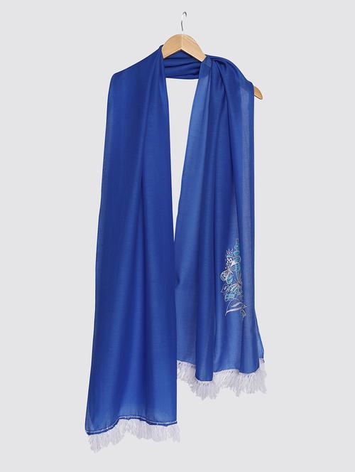 embroidered pashmina shawl - 16811449 - Very Small Image - 1