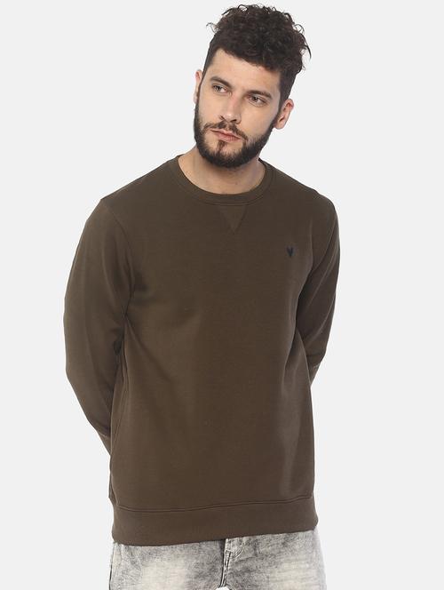 green solid sweatshirt - 16811554 - Very Small Image - 1