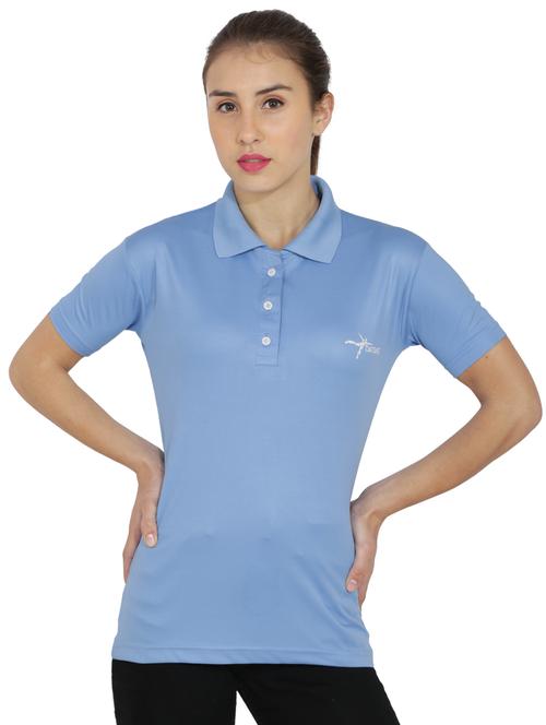 polo neck solid tee - 16813244 - Very Small Image - 1