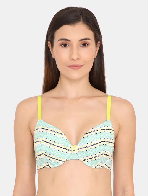 contrast strap t-shirt bra - 16813253 - Very Small Image - 1