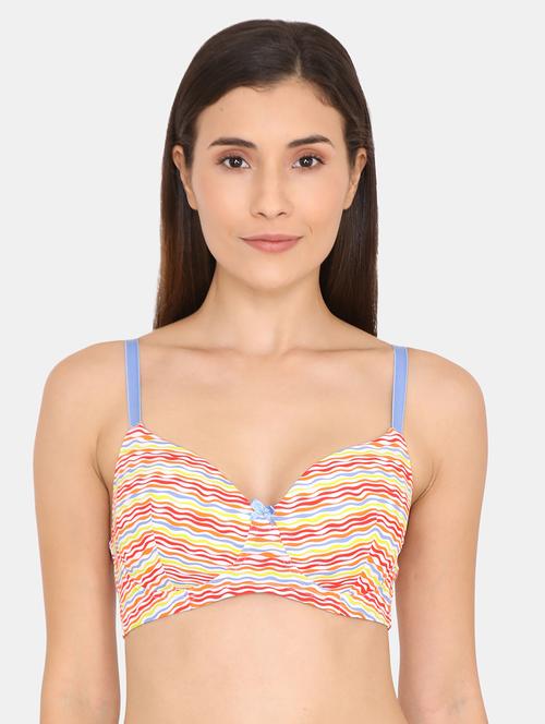 bow patch printed t-shirt bra - 16813266 - Very Small Image - 1