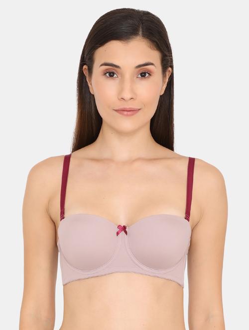 contrast strip balconette bra - 16813274 - Very Small Image - 1