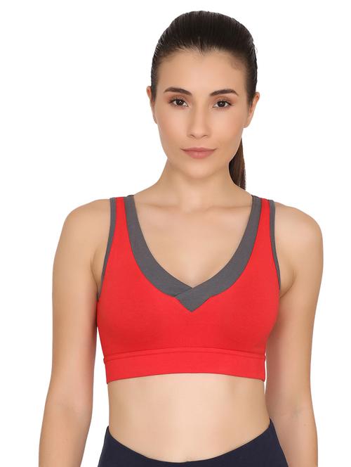 contrast detail sports bra - 16813326 - Very Small Image - 1