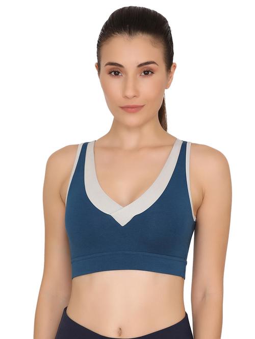 contrast detail sports bra - 16813327 - Very Small Image - 1
