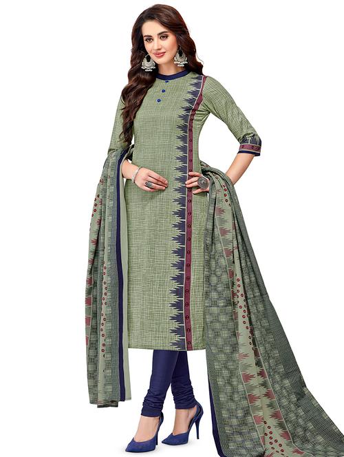 churidaar unstitched suit - 16814059 - Very Small Image - 1