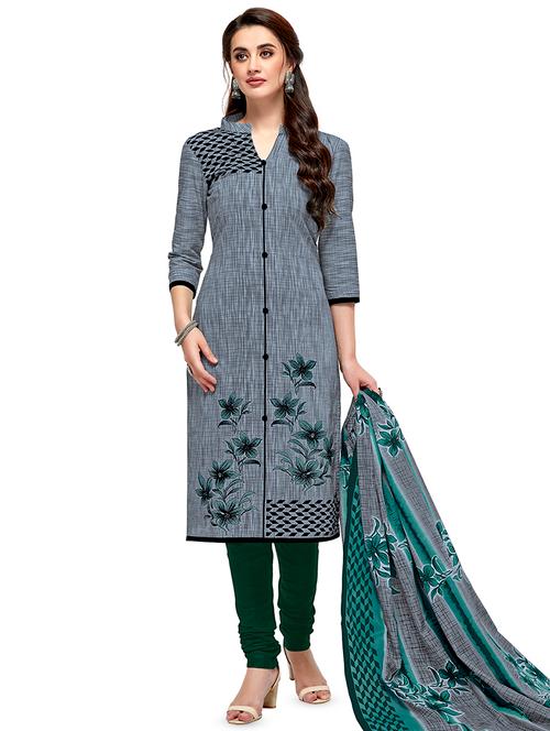 floral suit unstitched suit - 16814061 - Very Small Image - 1