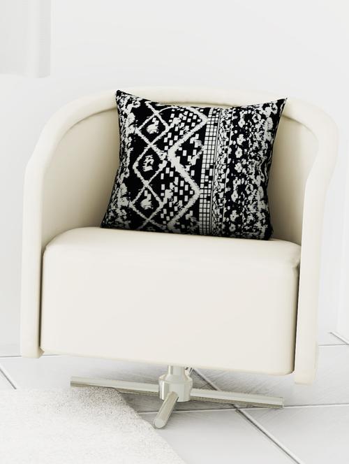 handmade cushion cover with front:- jacquard & back cotton - 16815204 - Very Small Image - 1