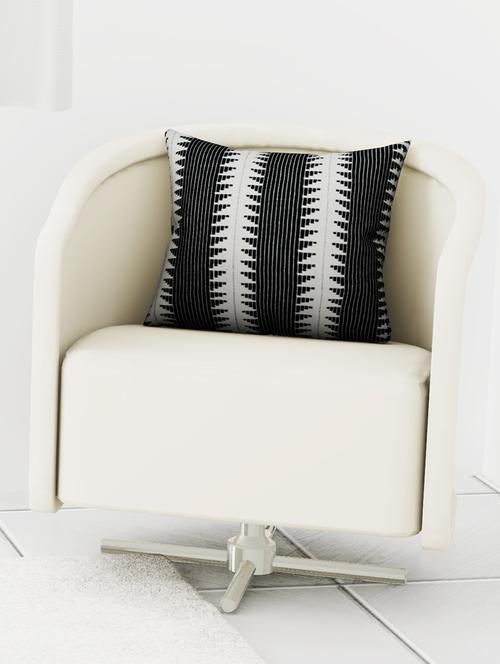 handmade cushion cover with front:- jacquard & back cotton - 16815216 - Very Small Image - 1
