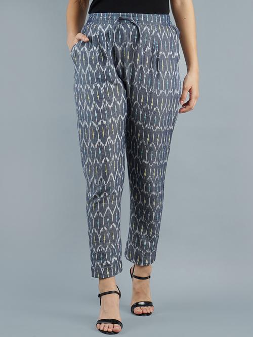 ikat print tapered pant - 16815219 - Very Small Image - 1