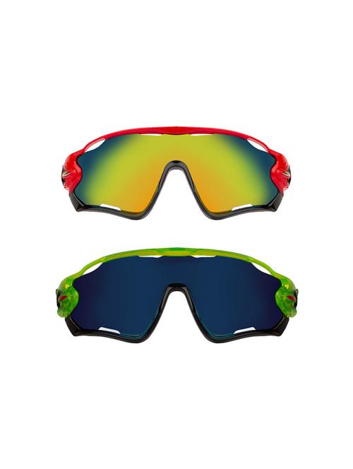 zyaden combo of 2 unisex sunglasses (combo-3955) - 16816930 - Very Small Image - 1