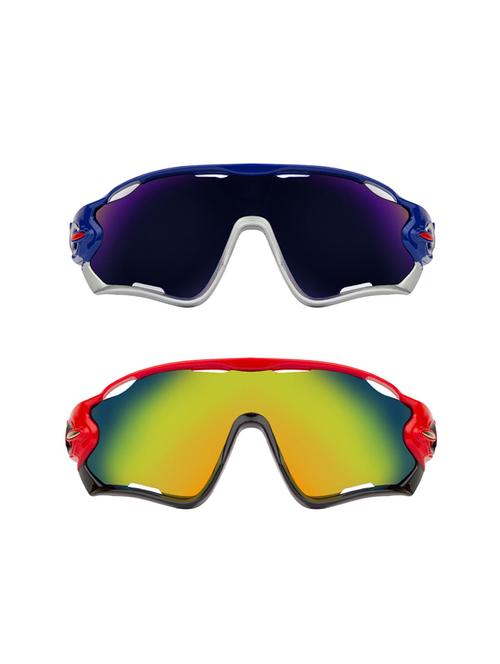 zyaden combo of 2 unisex sunglasses (combo-3974) - 16816943 - Very Small Image - 1