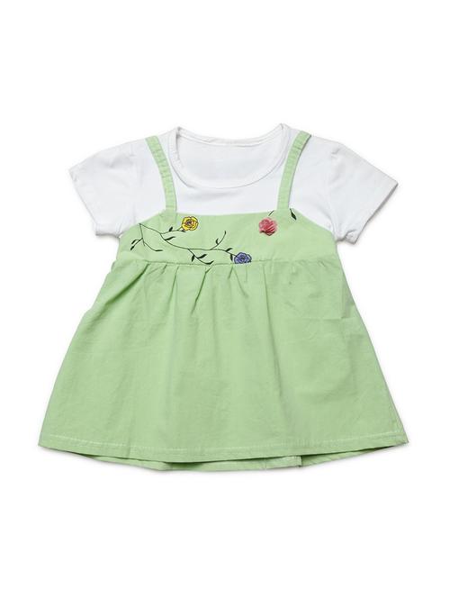 green cotton frock - 16817117 - Very Small Image - 1