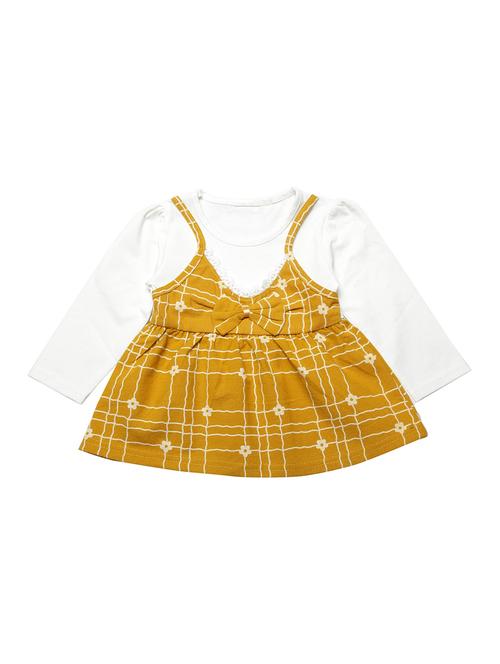 yellow cotton frock - 16817129 - Very Small Image - 1