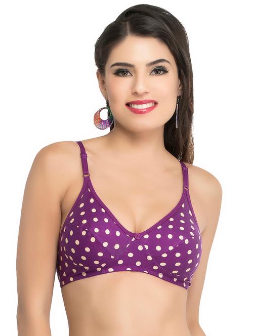 floral patch polka dot bra - 16817440 - Very Small Image - 1