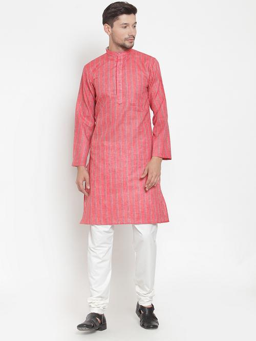 red striped long kurta - 16817648 - Very Small Image - 1