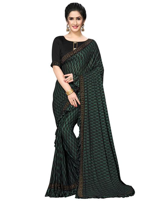 foil printed saree with blouse - 16817663 - Very Small Image - 1