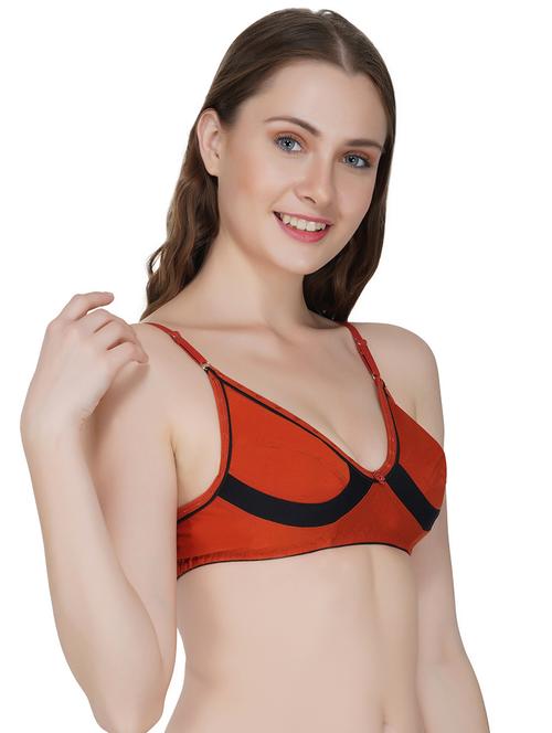 contrast detail floral patch bra - 16818078 - Very Small Image - 1