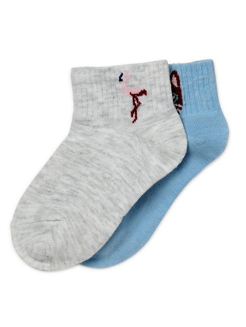 pack of 2 solid ankle length socks - 16818244 - Very Small Image - 1