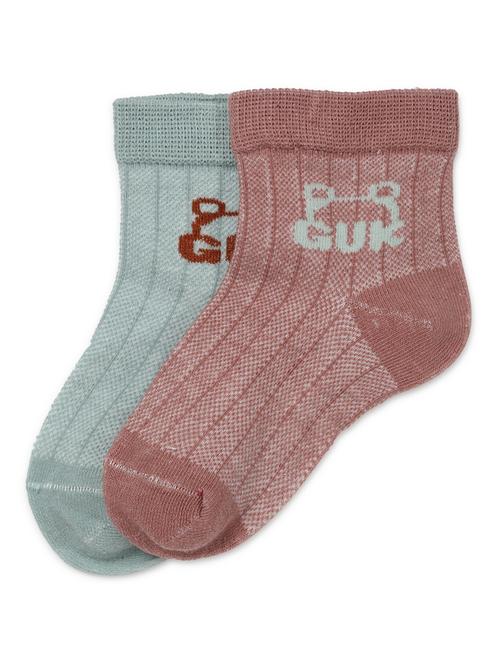 kids pack of 2 printed ankle length socks - 16818252 - Very Small Image - 1