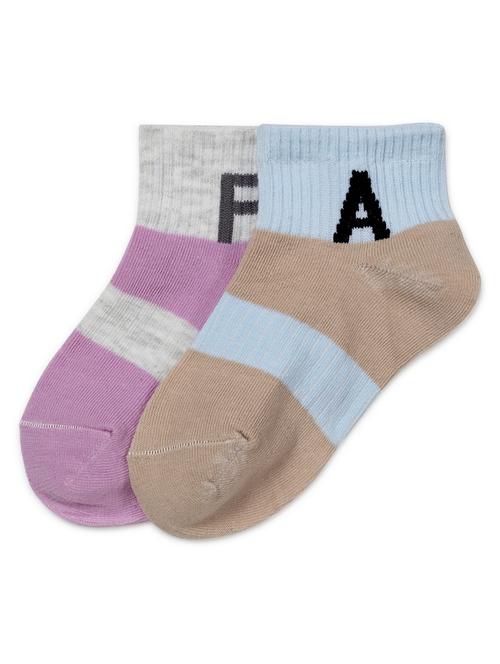 kids pack of 2 printed ankle length socks - 16818255 - Very Small Image - 1
