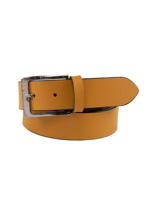 yellow leatherette belt - 16818476 - Very Small Image - 1