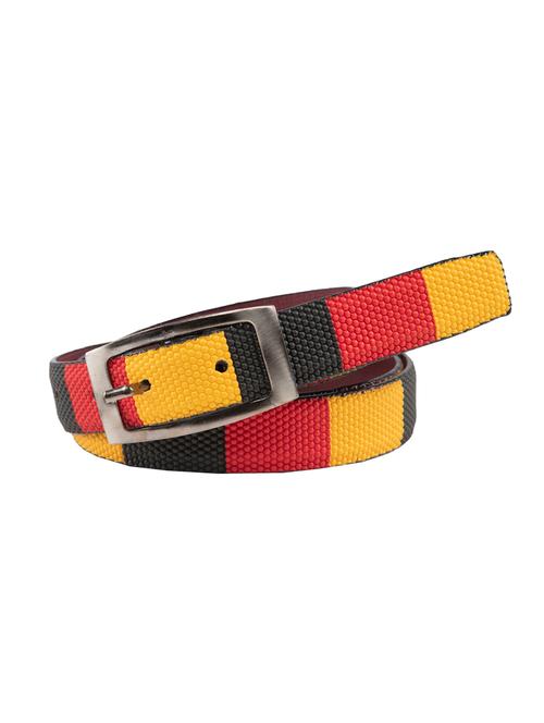 yellow leatherette belt - 16818488 - Very Small Image - 1