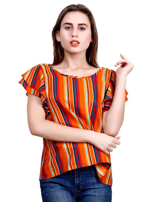 boat neck striped top - 16818495 - Very Small Image - 1