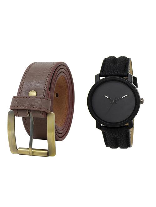 multi colored leatherette belt with watch - 16819088 - Very Small Image - 1