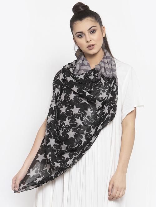 black rayon stole - 16820950 - Very Small Image - 1