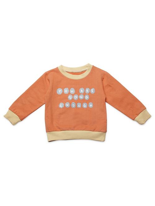 orange cotton sweatshirt - 16822836 - Very Small Image - 1