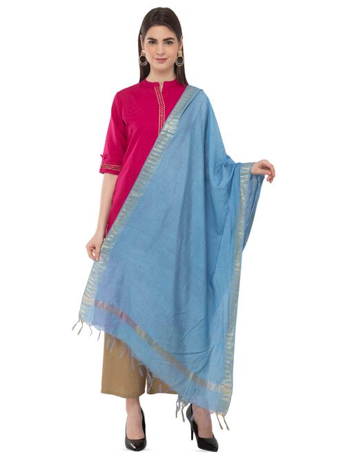 solid plain dupatta - 16823061 - Very Small Image - 1