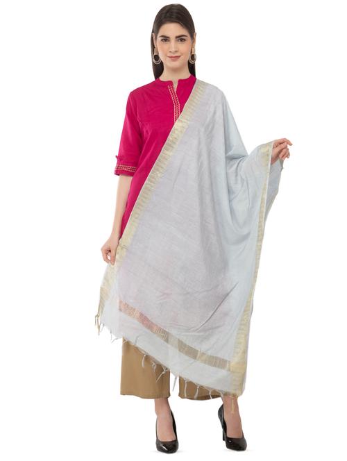 solid plain dupatta - 16823062 - Very Small Image - 1