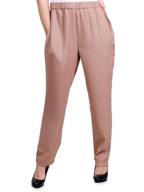 high rise flat front trousers - 16823257 - Very Small Image - 1